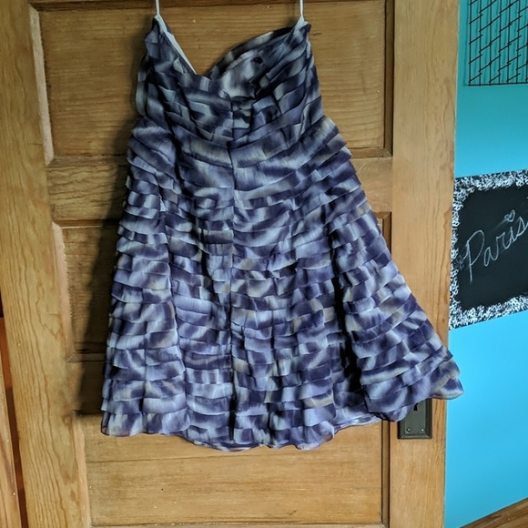 Purple Ruffle Dress - Picture 2 of 4